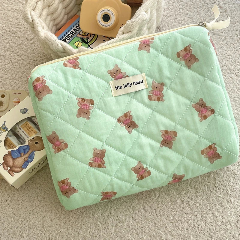 Trousse de toilette femme – Maquillage portable, fleurs