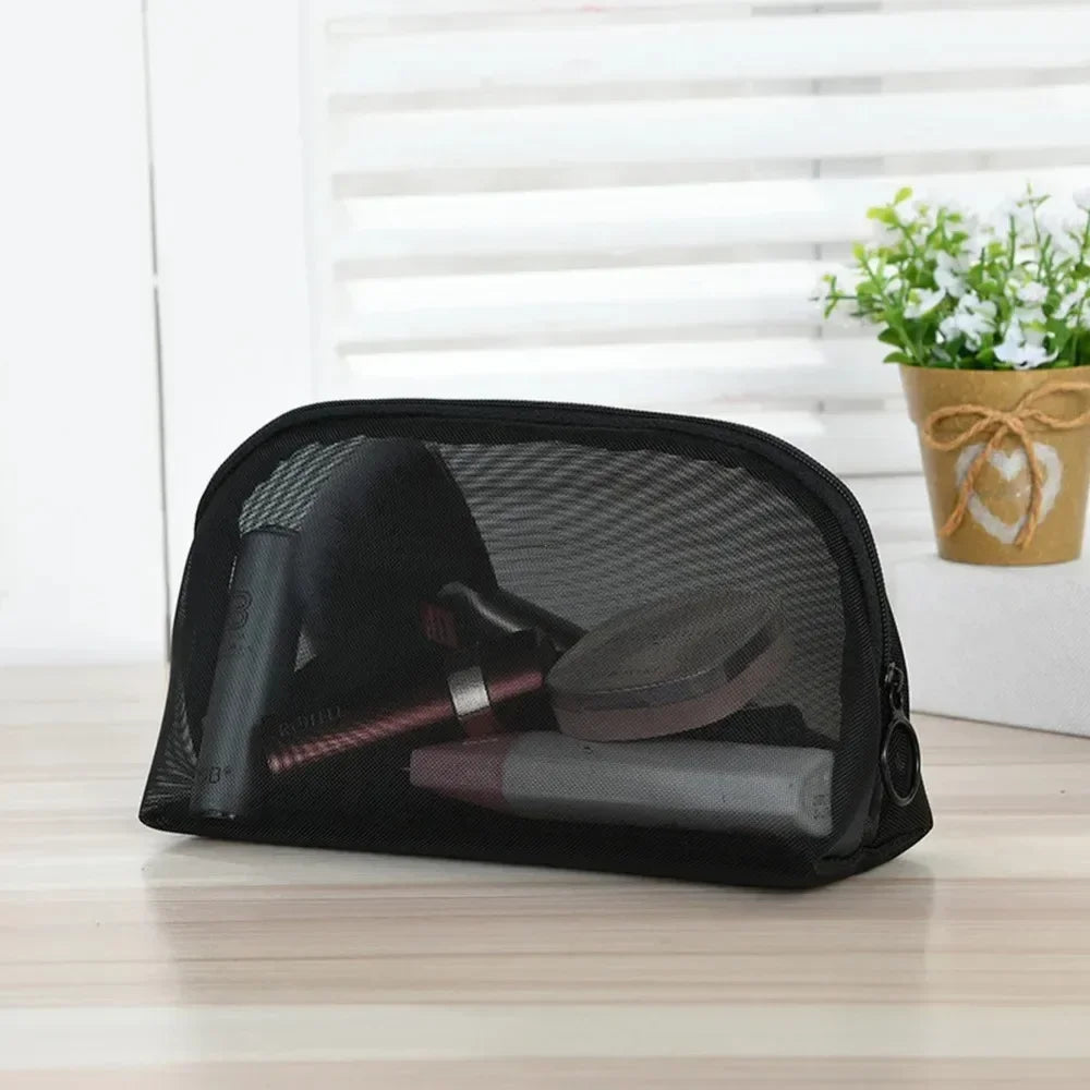 Trousse de Toilette Transparente – Sac Maquillage de Voyage, Grand Format