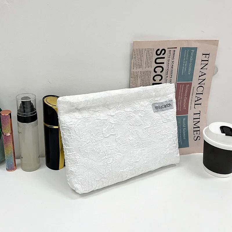 Trousse de Toilette Fleurie – Grande Capacité