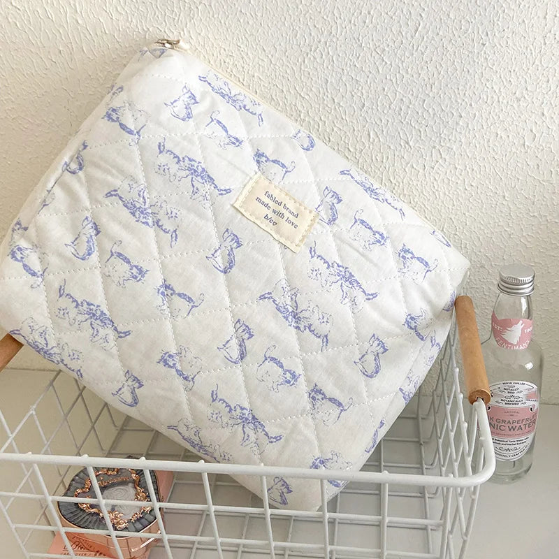 Trousse de toilette femme – Maquillage portable, fleurs