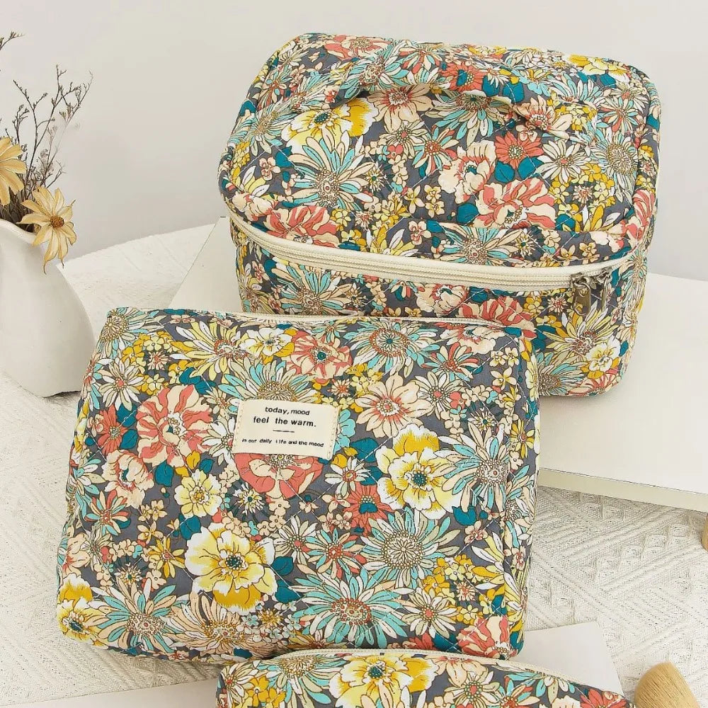 Trousse de Toilette Floral - Pochette Voyage