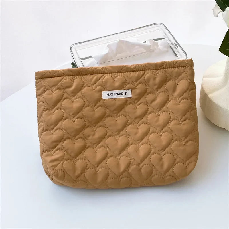 Trousse de Toilette en Coton – Pochette Maquillage Portable
