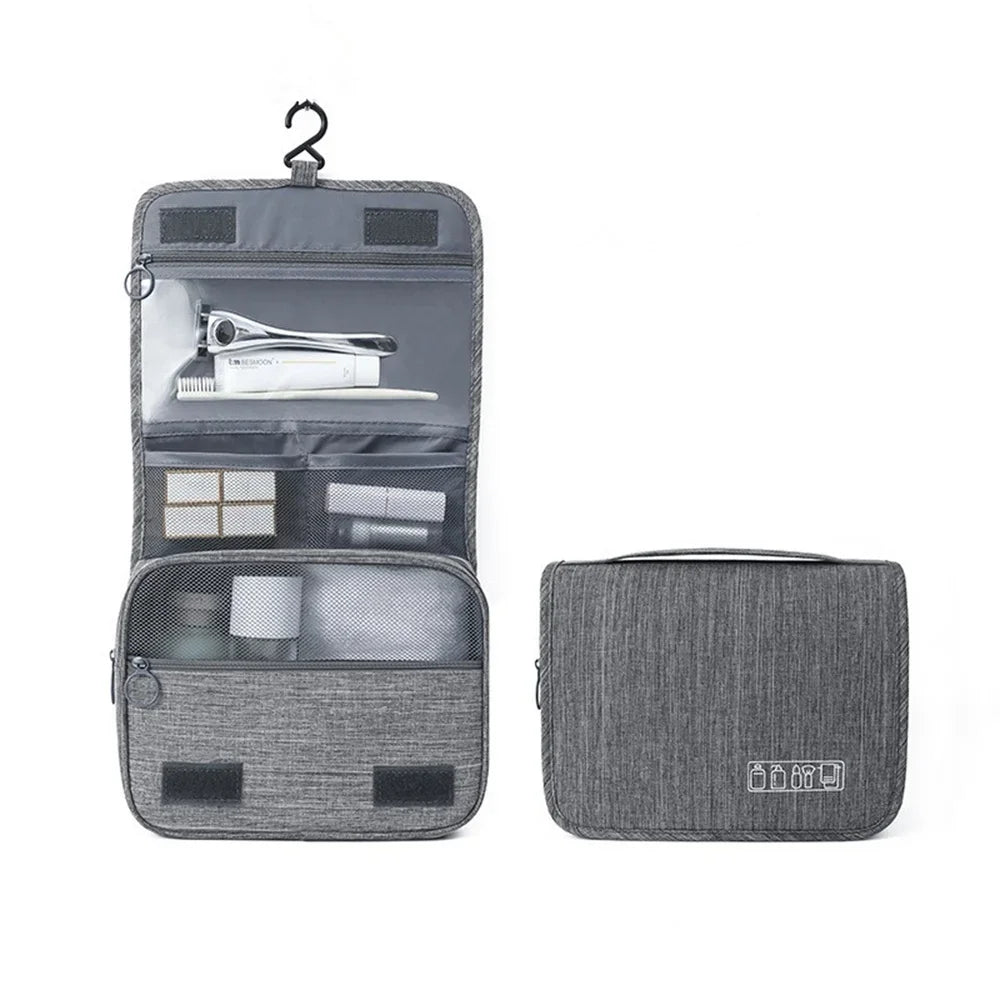 Trousse de Toilette Étanche avec Crochet – Grande Capacité, Voyage