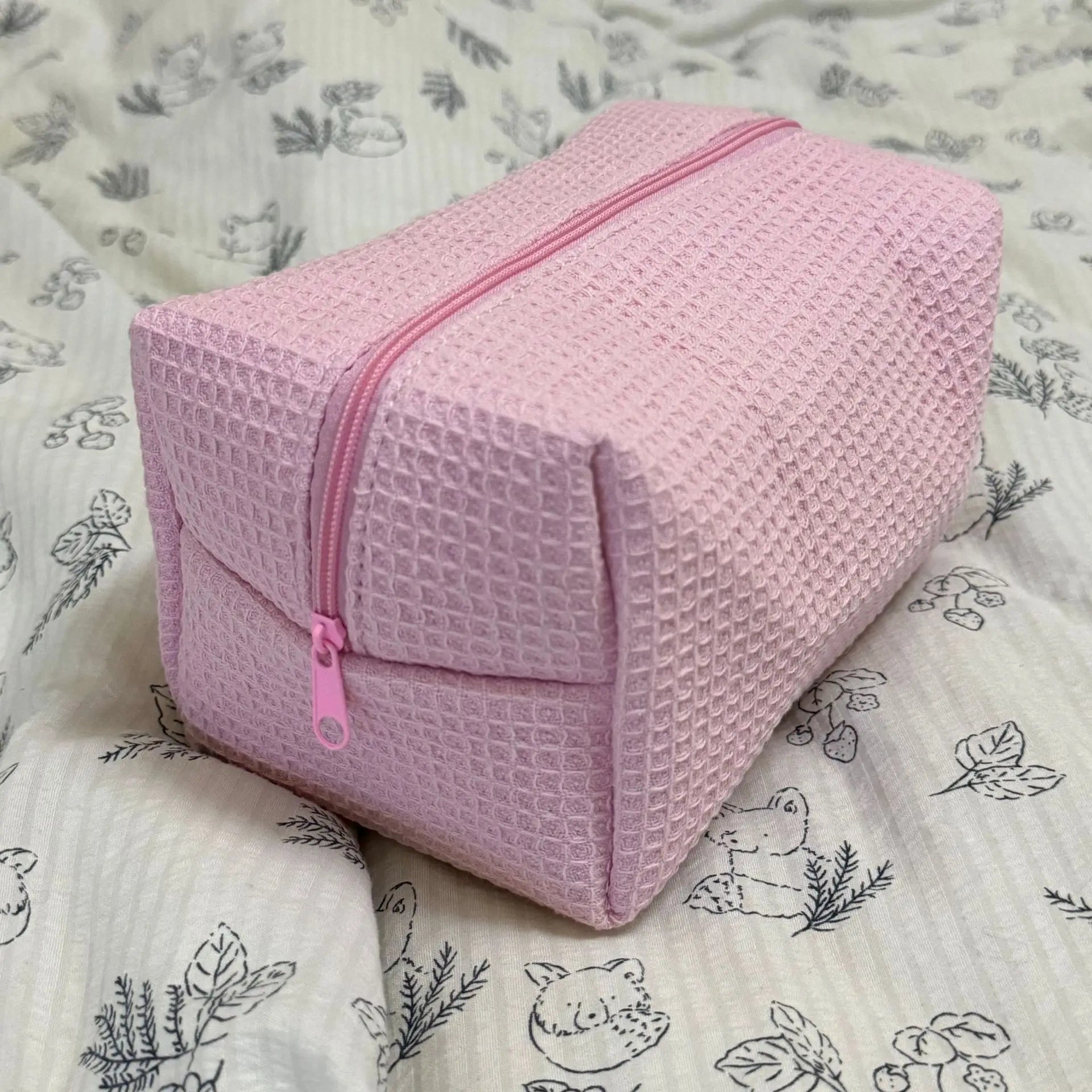 Trousse de Toilette Rayée – Grande Capacité – Sac Maquillage Portable