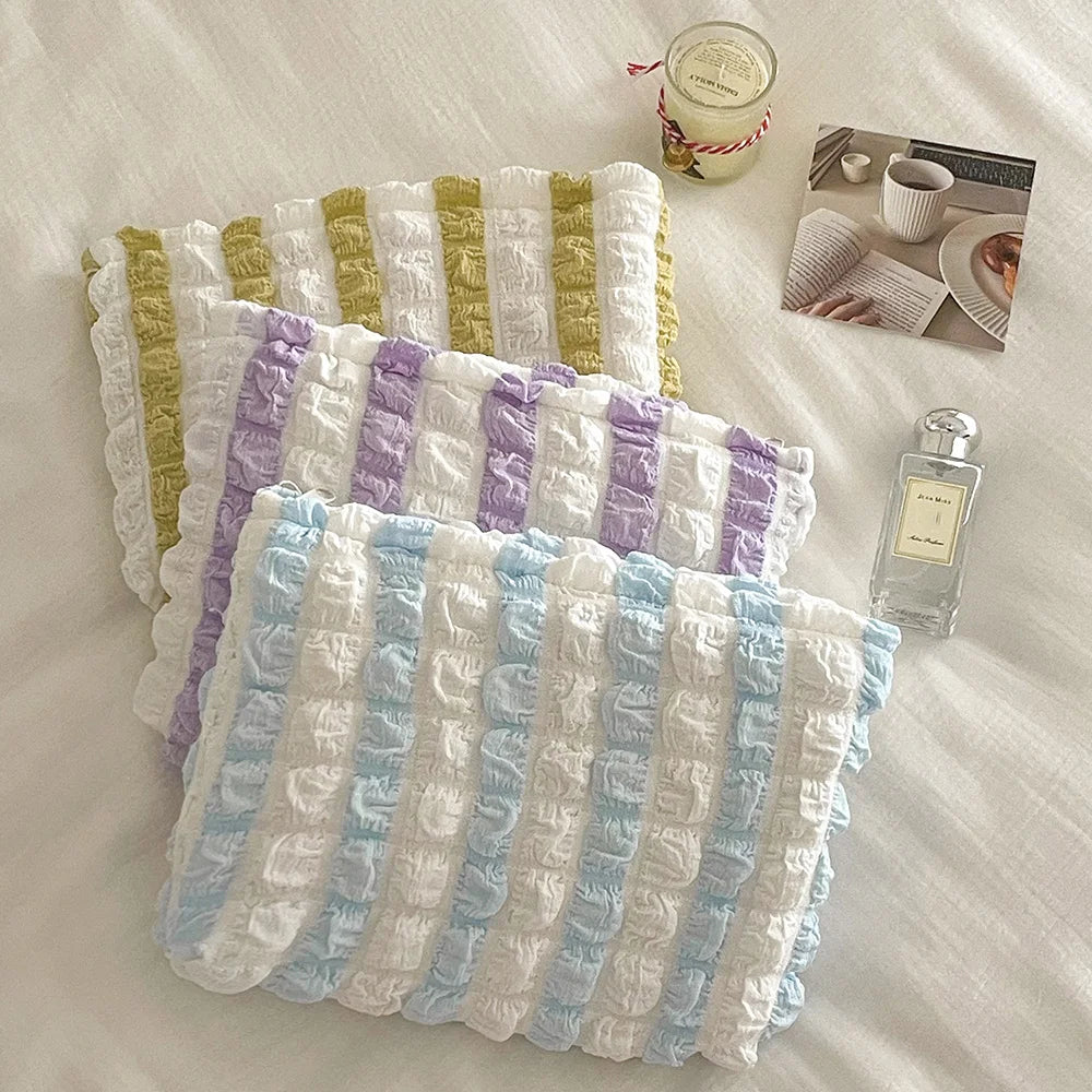 Trousse de Toilette Portable pour Femmes – Pochette Cosmétique Zip Nuage