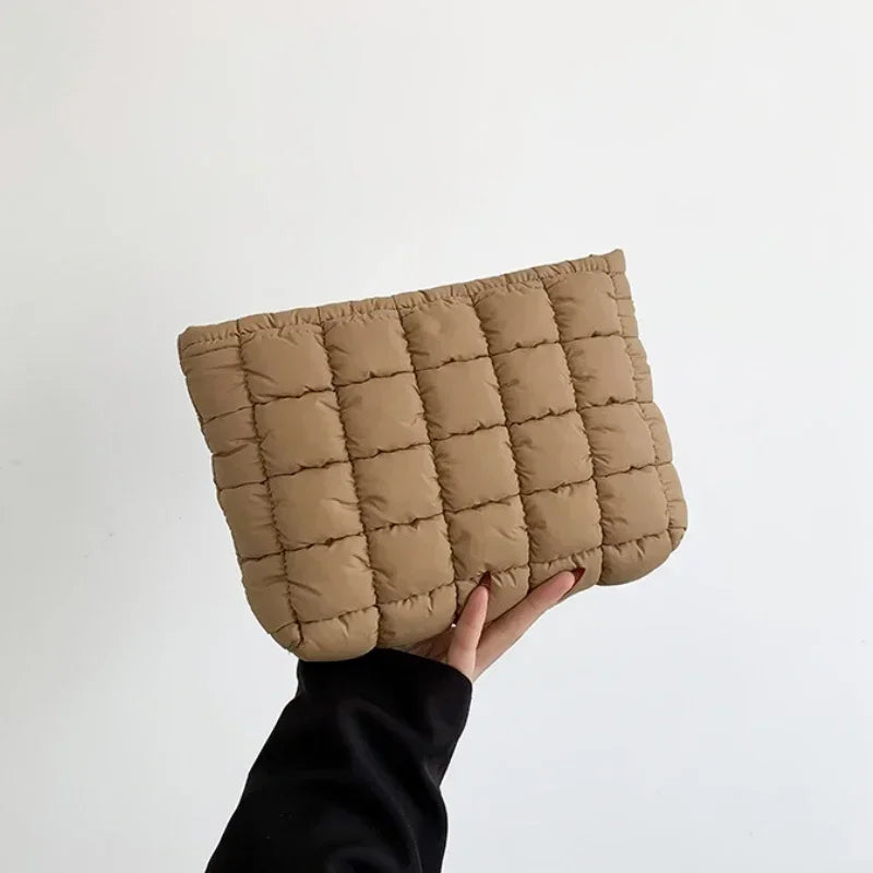 Trousse de Maquillage Matelassée Puffer – Grand Organisateur