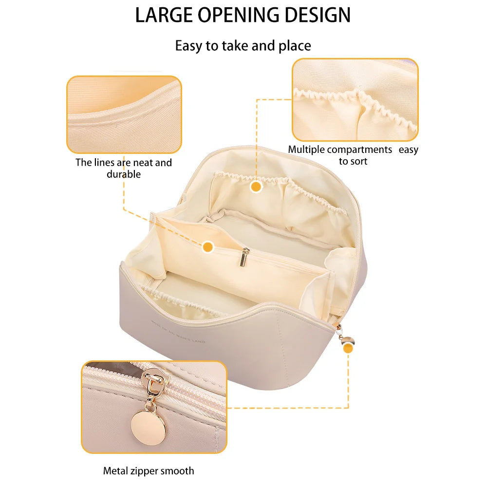 Trousse de Toilette Étanche Femme – Grande Capacité & Voyage