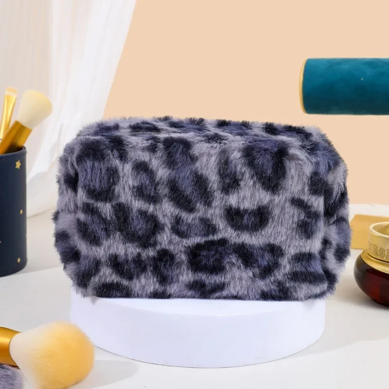 Trousse de Toilette Léopard – Organisateur Maquillage Voyage Doux