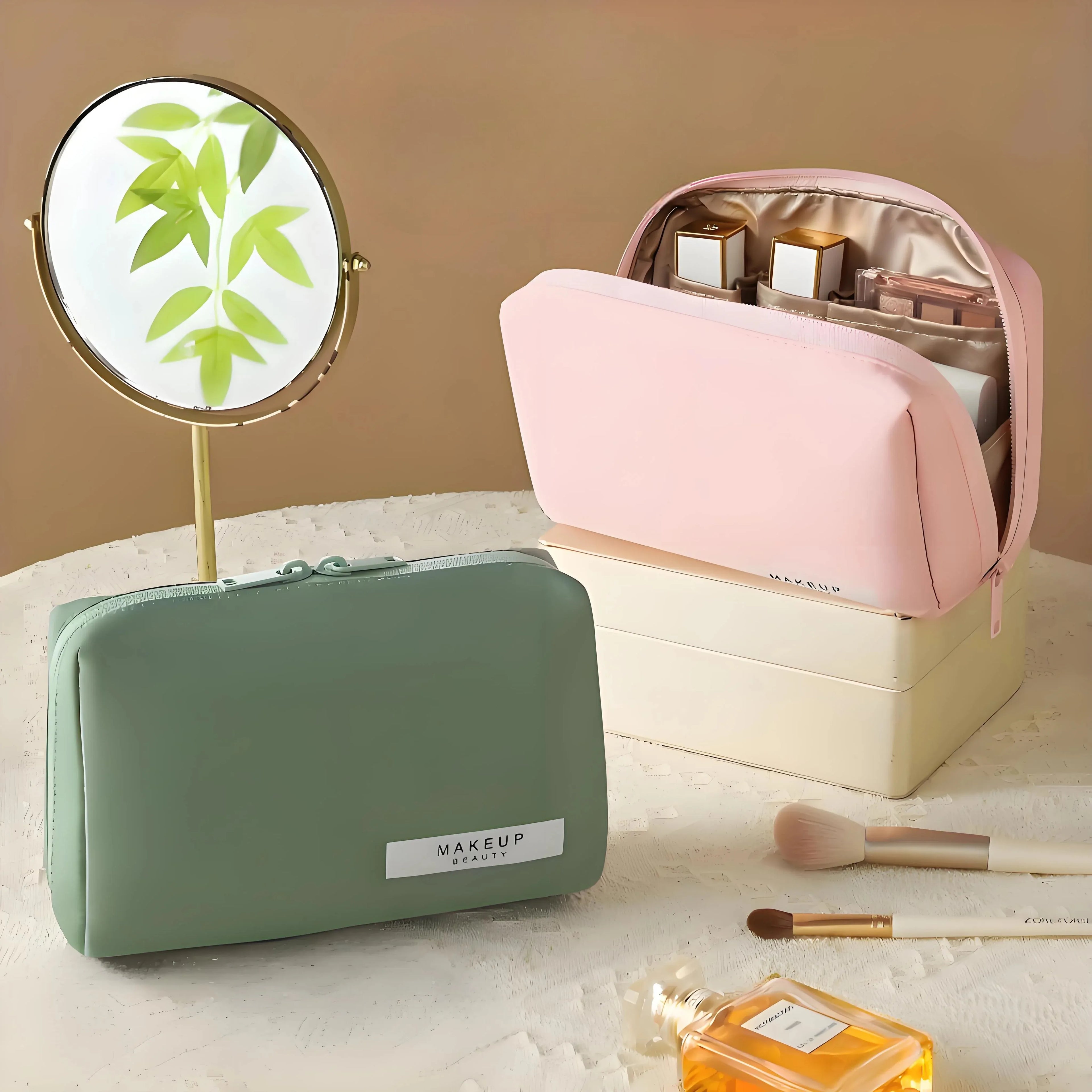 Trousse de Toilette Étanche Femme - Grande Capacité