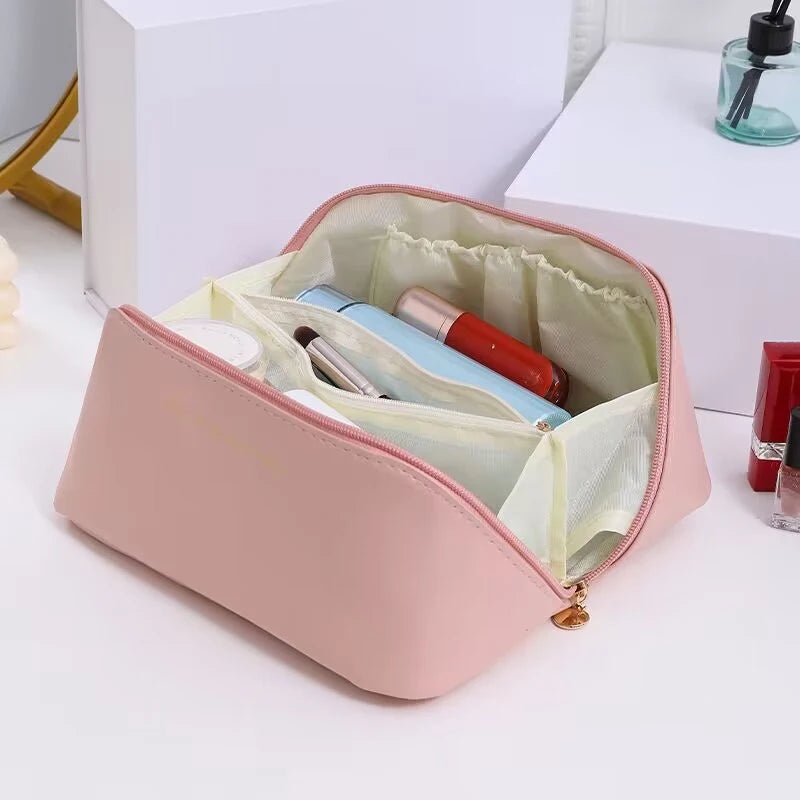 Trousse de Toilette Femme PU Fashion – Grande Capacité