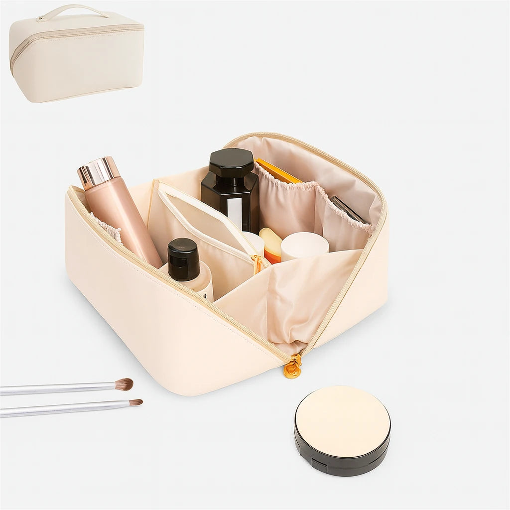 Trousse de Toilette Étanche Femme – Grande Capacité, Voyage & Maquillage